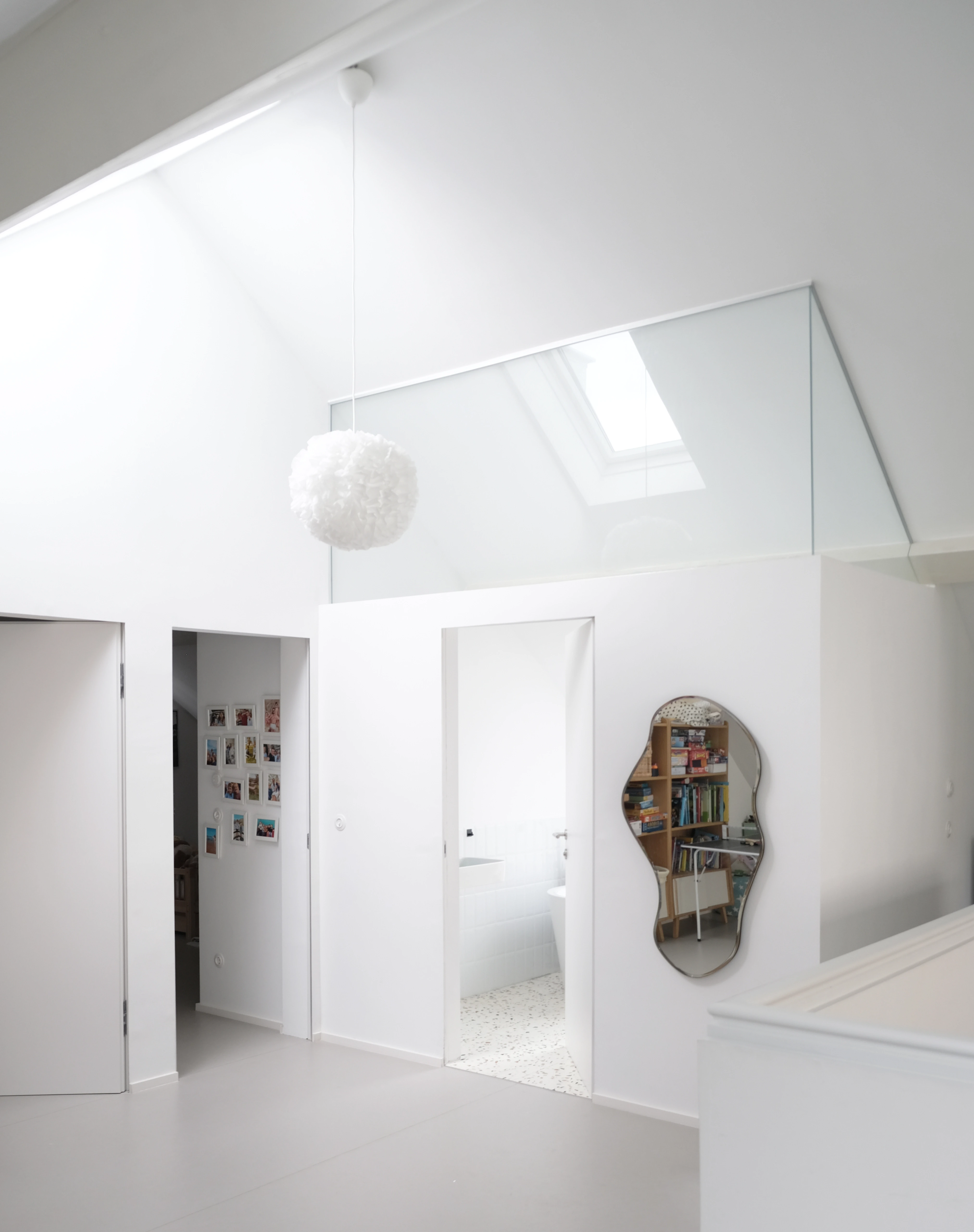 Decke verspachtelt